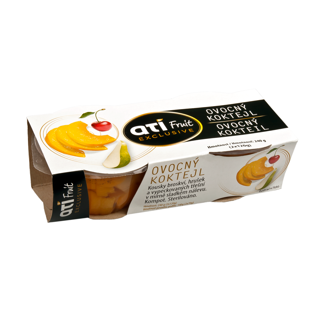 ATI Fruit Exclusive ovocný koktejl 2 pack